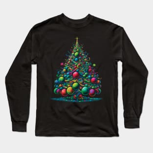 Christmas Tree Shining Bright - #1 Long Sleeve T-Shirt